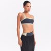 NikeSKIMS MATTE SHINE MIX STRAIGHT NECK BRA