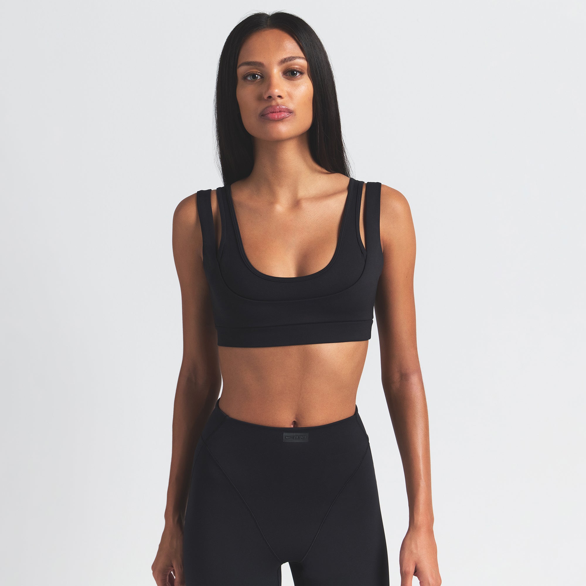 NikeSKIMS MATTE DOUBLE STRAP SCOOP BRA