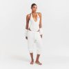 DEEP PLUNGE HALTER BODYSUIT $64