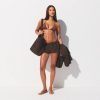 TERRY COVER-UPS FOLDOVER SHORT $44