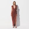 COTTON JERSEY COVER-UPS TIE DRESS $88