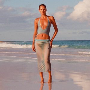 MESH COVER-UPS MIDI SKIRT $98