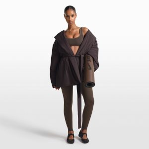 NikeSKIMS WOVEN NYLON WRAP COAT