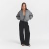NEOPRENE OUTERWEAR REVERSIBLE BOMBER JACKET $228