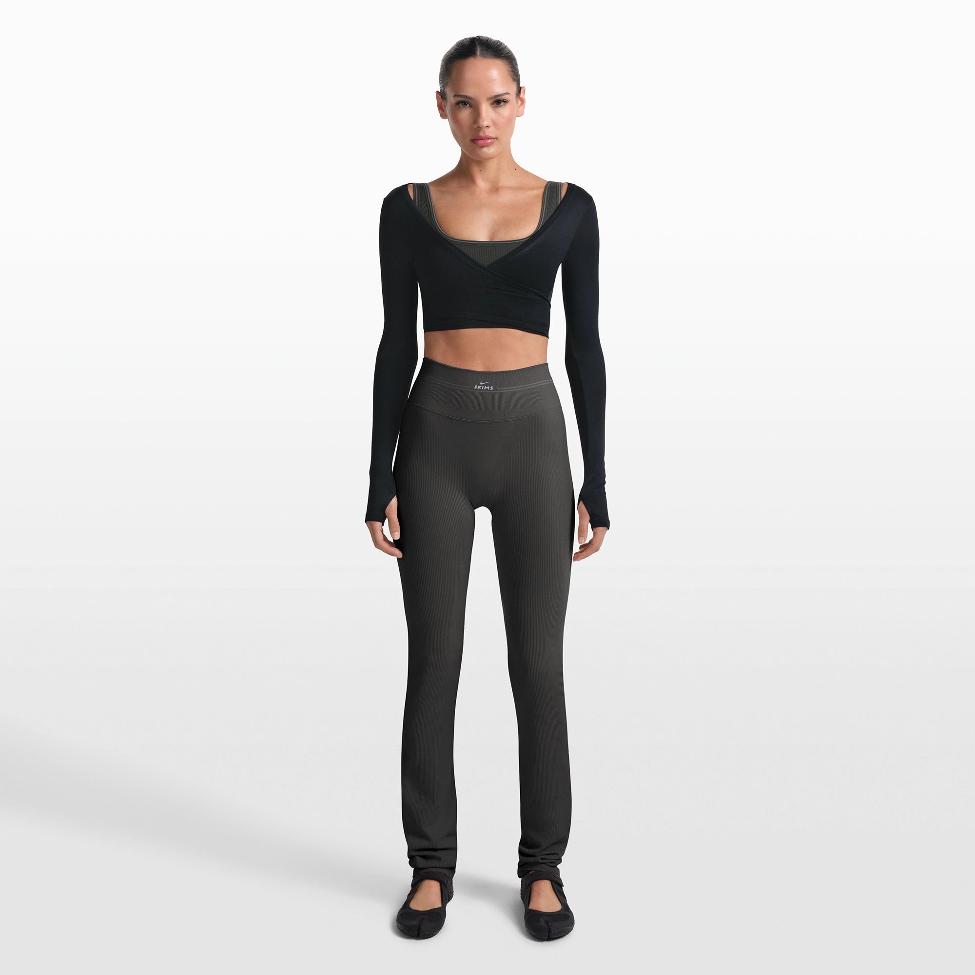 NikeSKIMS RIBBED SEAMLESS 34" STRAIGHT LEGGING