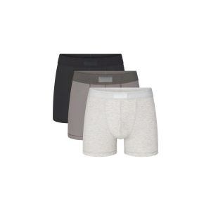 SKIMS COTTON MENS 3" BOXER BRIEF 3-PACK
