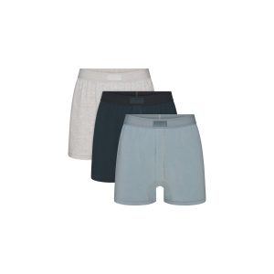 SKIMS COTTON MENS KNIT BOXER 3-PACK