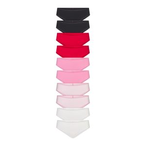 LIGHTWEIGHT COTTON RUCHED BACK HIPSTER 10-PACK