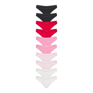 LIGHTWEIGHT COTTON THONG 10-PACK