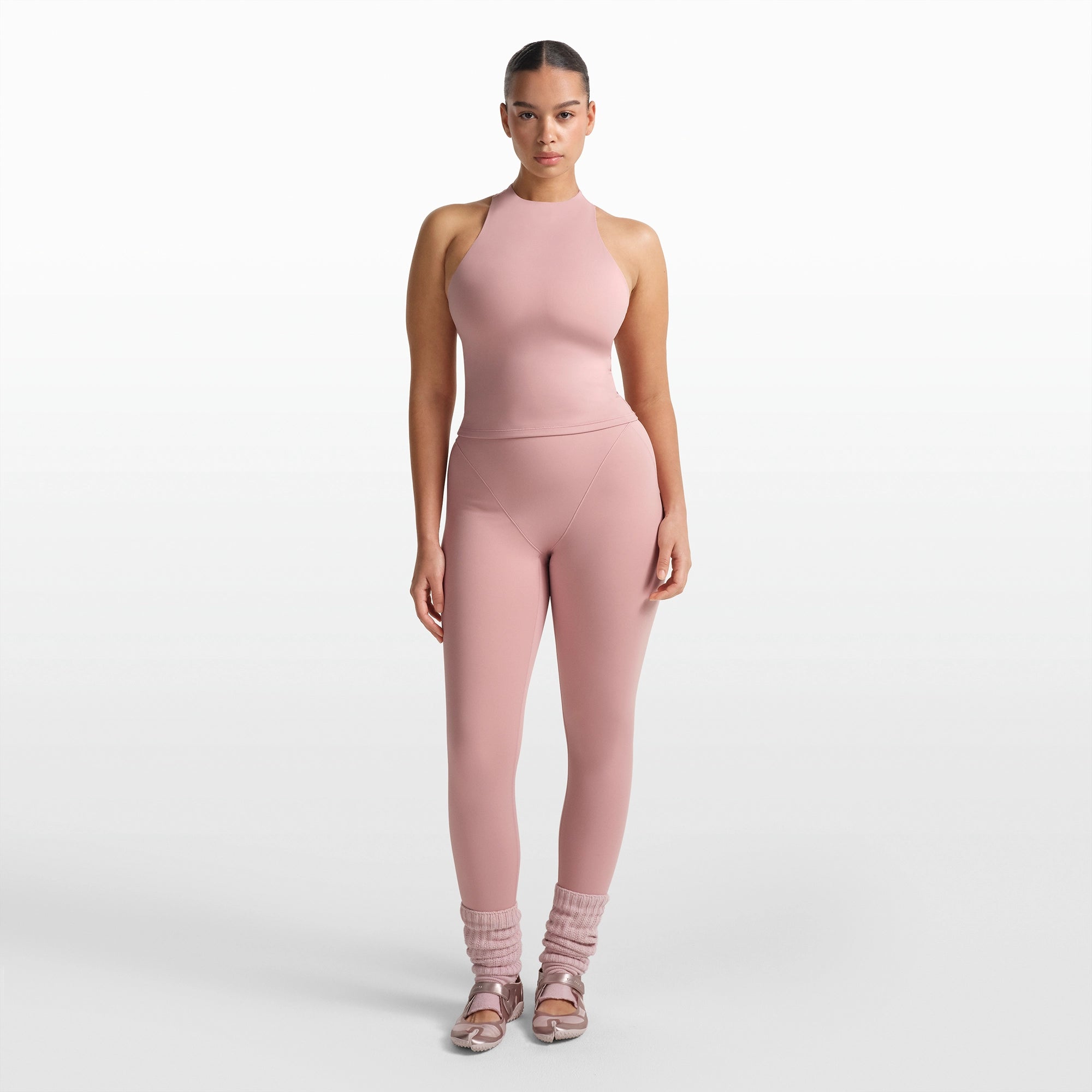 NikeSKIMS MATTE MOCK NECK RACER TANK