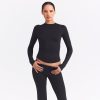 NikeSKIMS AIRY LONG SLEEVE CREW NECK TOP