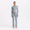 NikeSKIMS AIRY LONG SLEEVE CREW NECK TOP