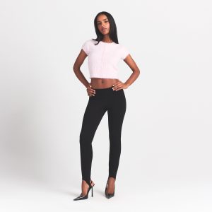 BRUSHED ALPACA SHORT SLEEVE CARDIGAN