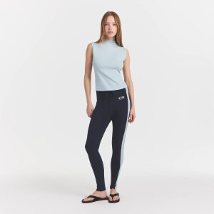 WORN IN JERSEY MOCK NECK TANK