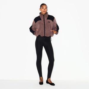 TEDDY BOXY ZIP UP JACKET